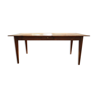 Farm table in oak with 1 drawer