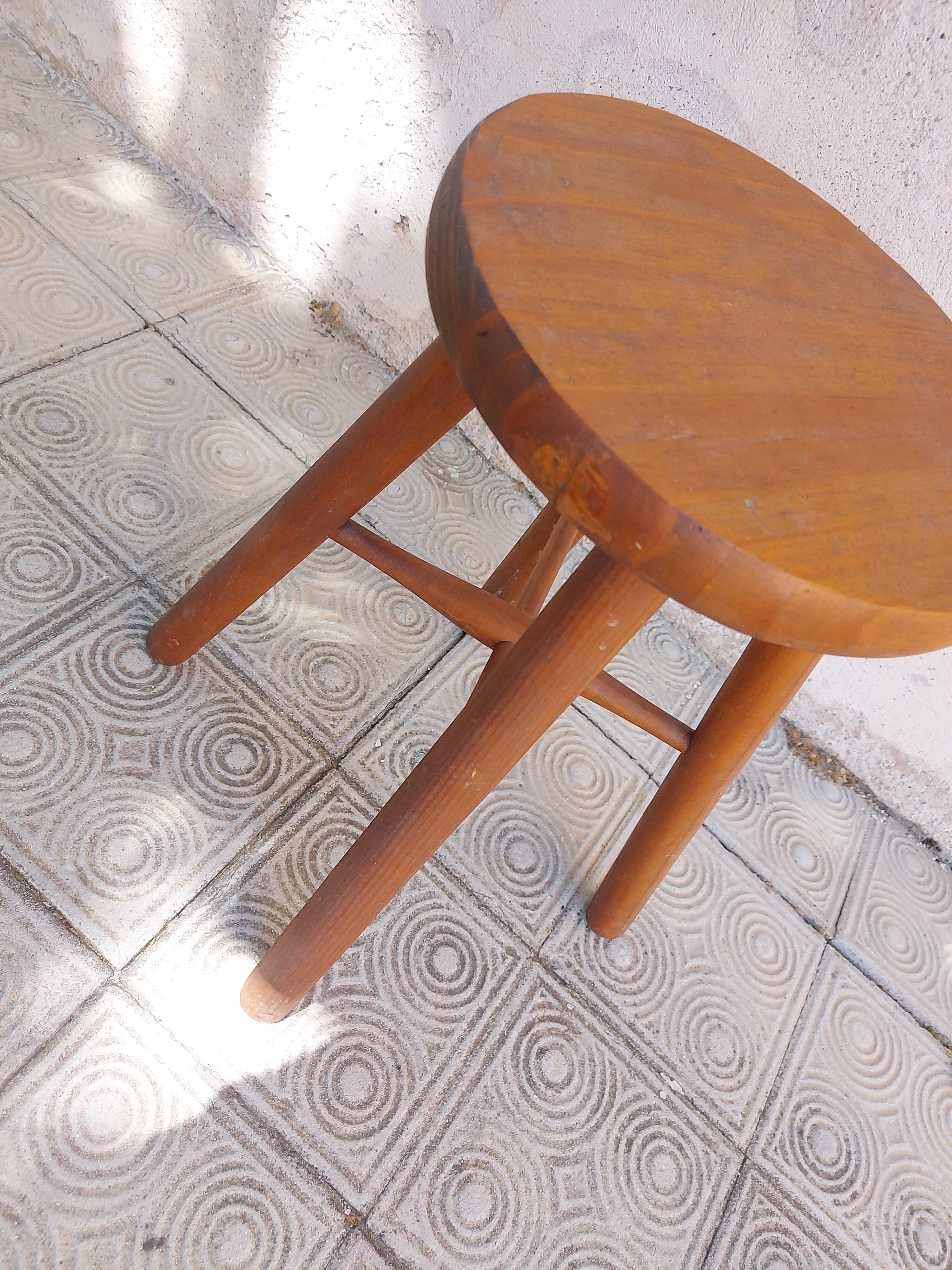 Vintage wooden stool