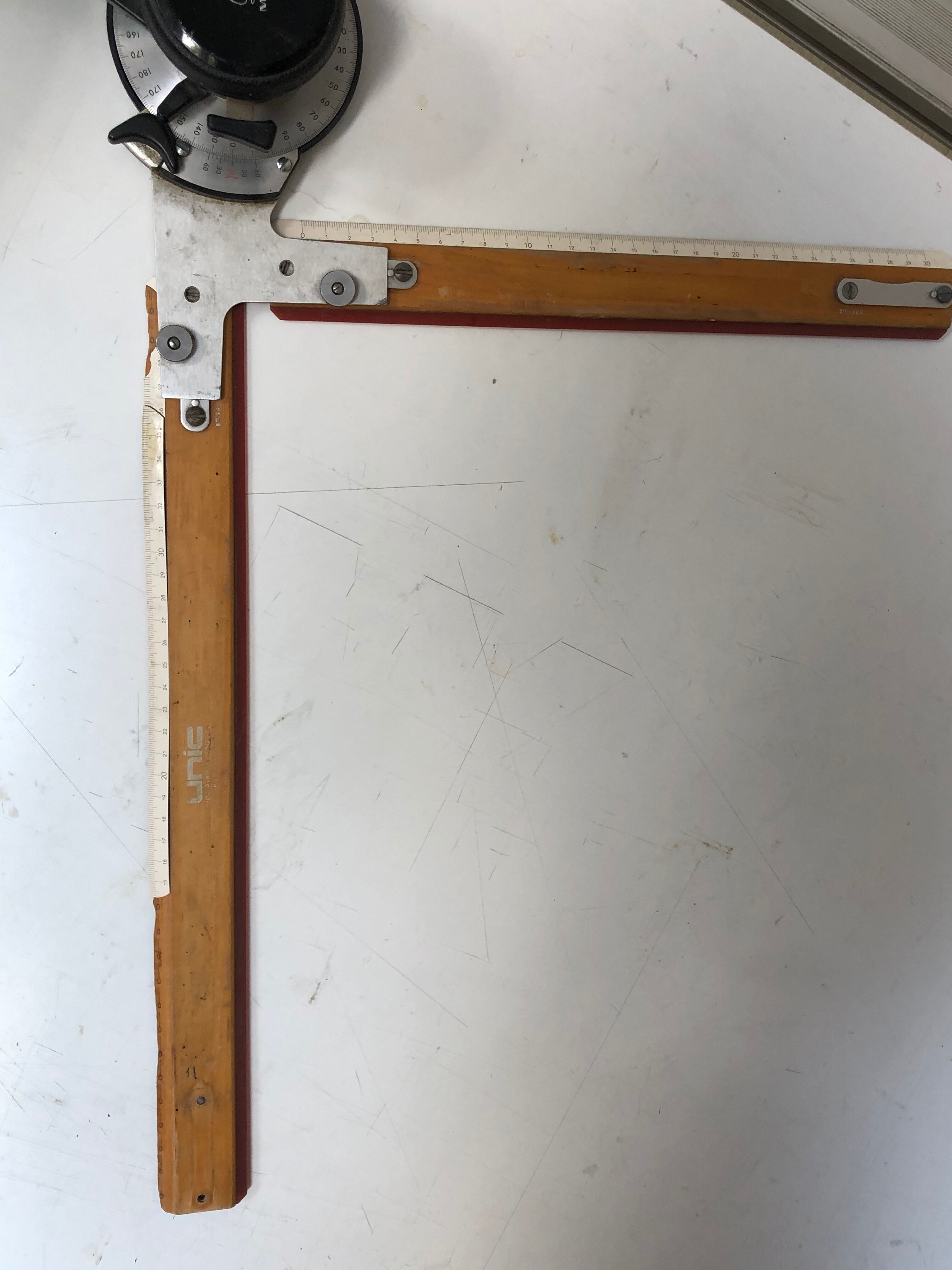 Vintage industrial drawing table