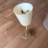 Vintage pendant light in chiseled glass from the 70s