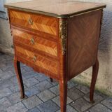 Louis XV Marquetry Bar Cabinet