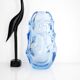 Mid-century modern crystal vase in pale blue by Börne Augustsson for Åseda