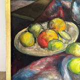 Still life with fruit signed 1952