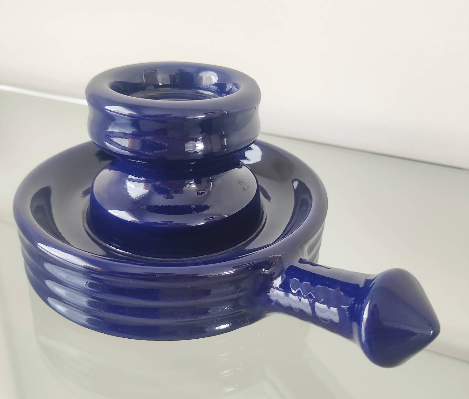 Ceramic candle holder, 90's