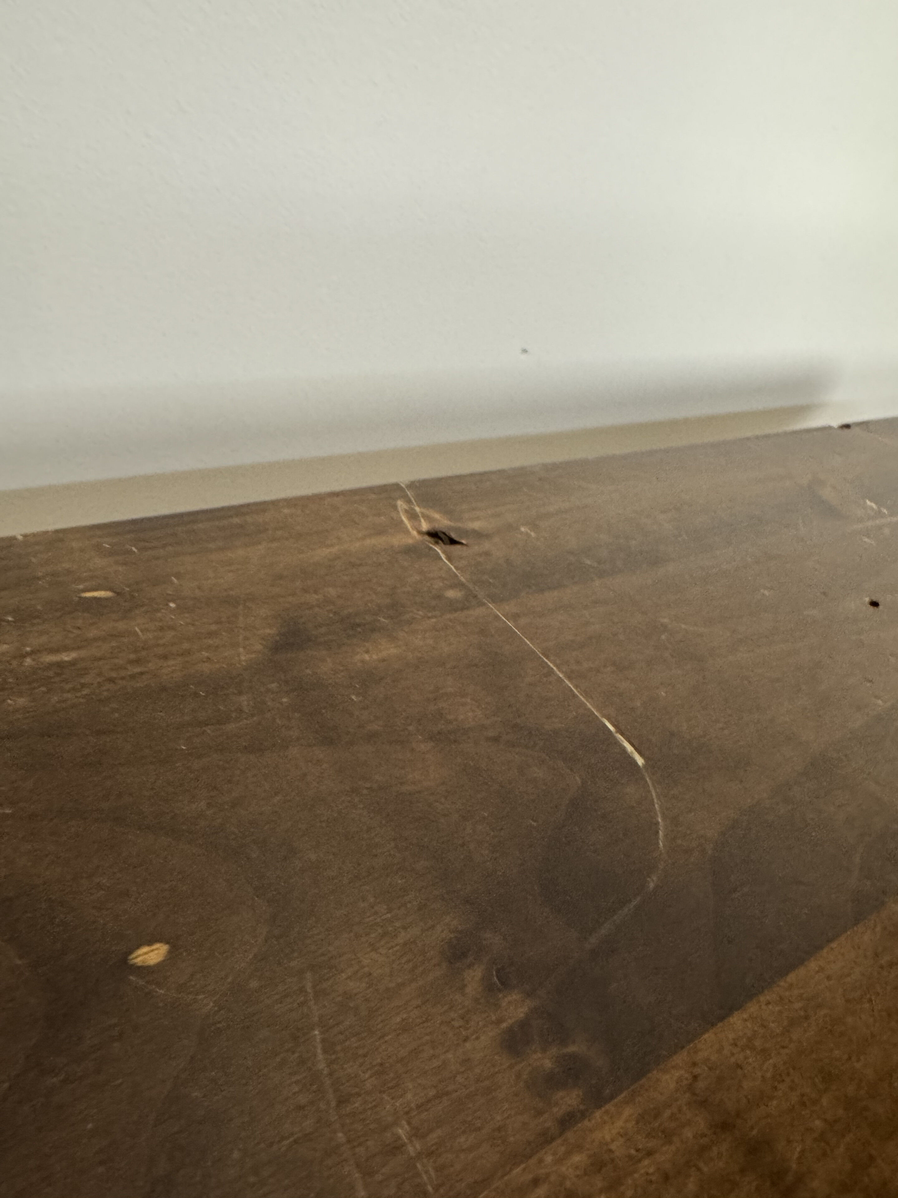 Spanish style walnut coffee table