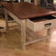 Farm table XIXth, in cherry