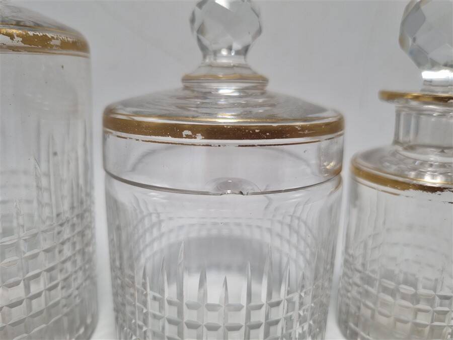Baccarat crystal bottles