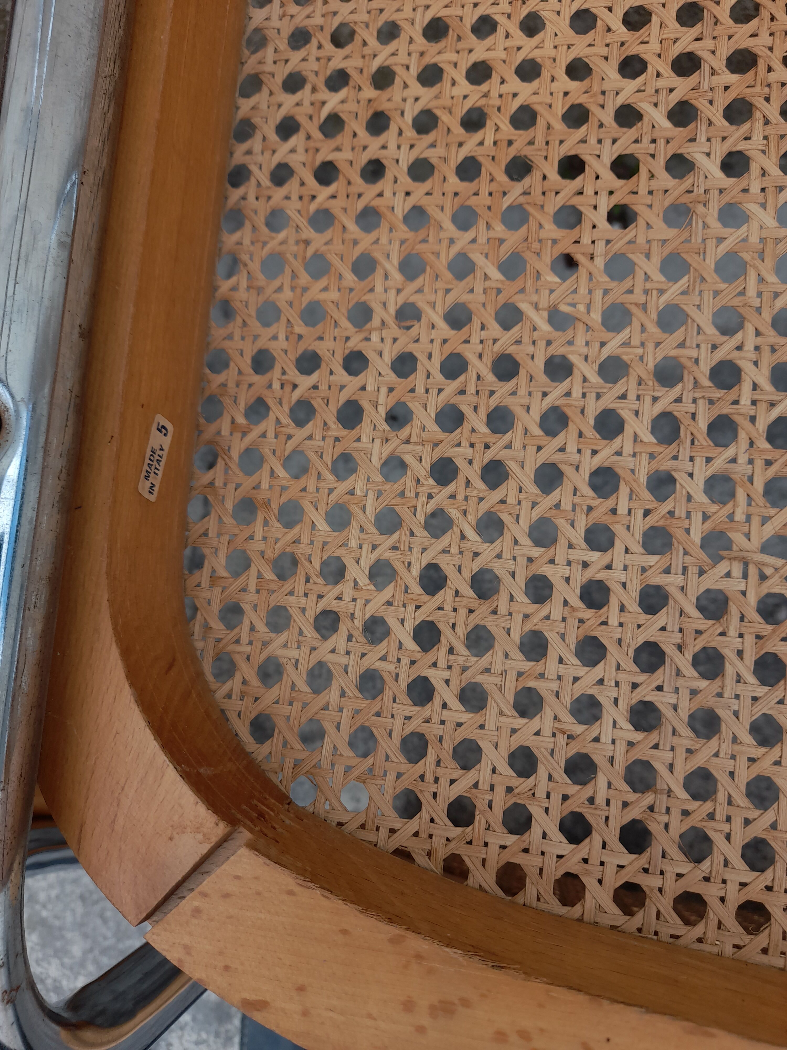 Pair of chairs B32 Marcel Breuer italy