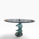 Vintage twisted glass table from the 90s.