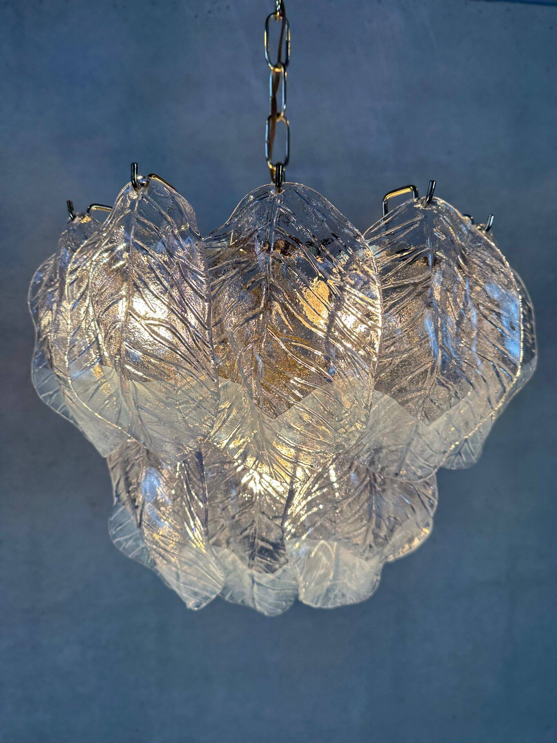 Vintage Italian bi-coloured chandelier