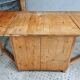 Antique Swedish table folding table with plenty of storage space
