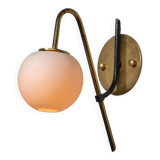 Applique murale sophistiquée italienne du milieu du siècle, années 1950