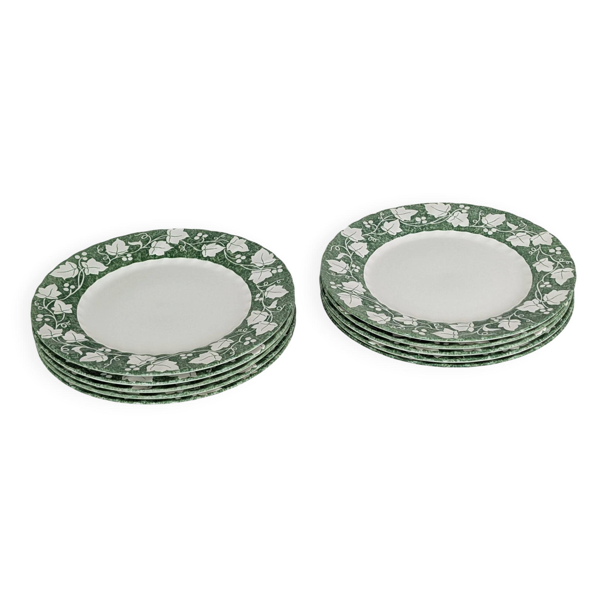 10 assiettes plates anglaises Churchill