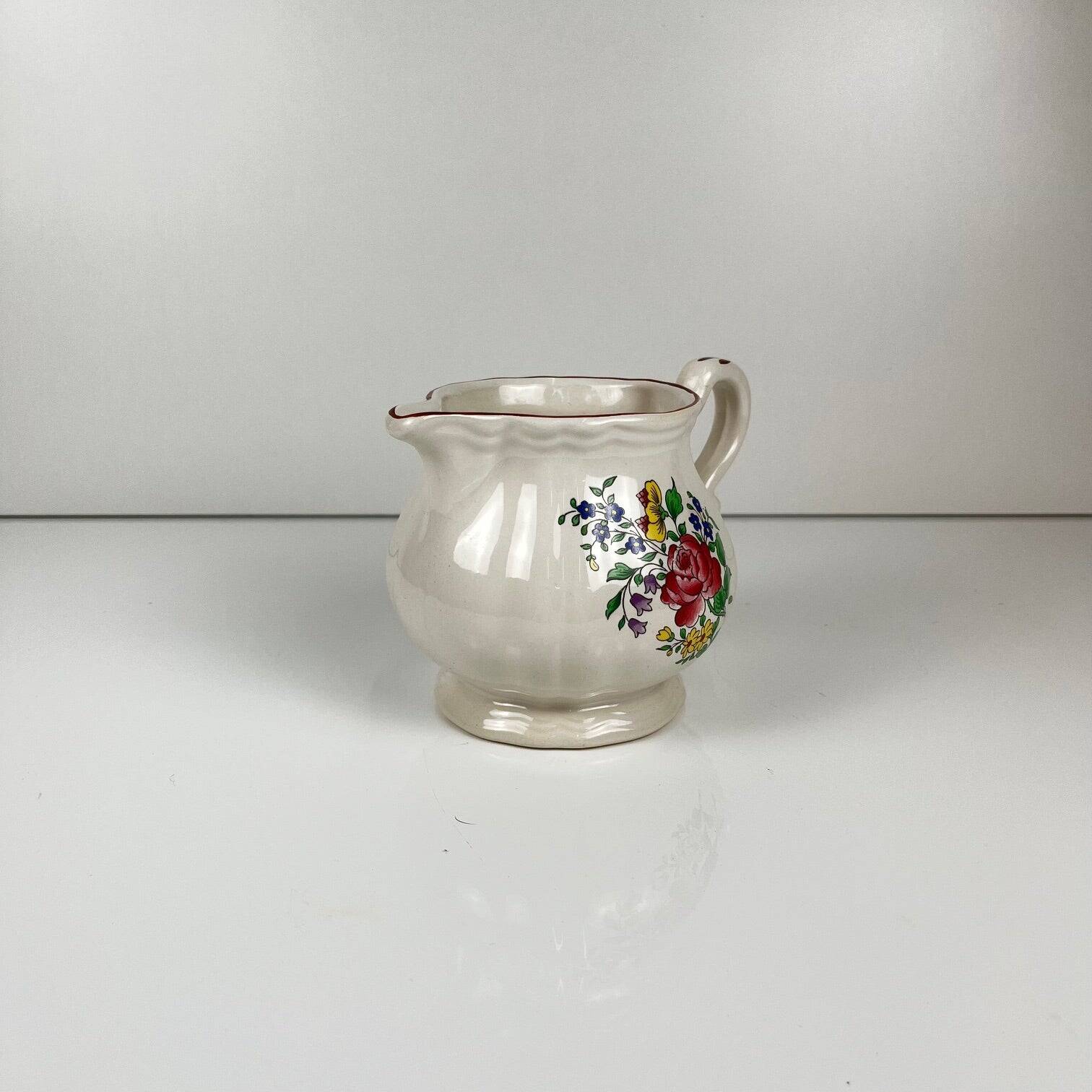 High sauceboat model Réverbère by KG Lunéville