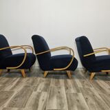 Armchairs by Jindrich Halabala for Up Závody, Set of 3