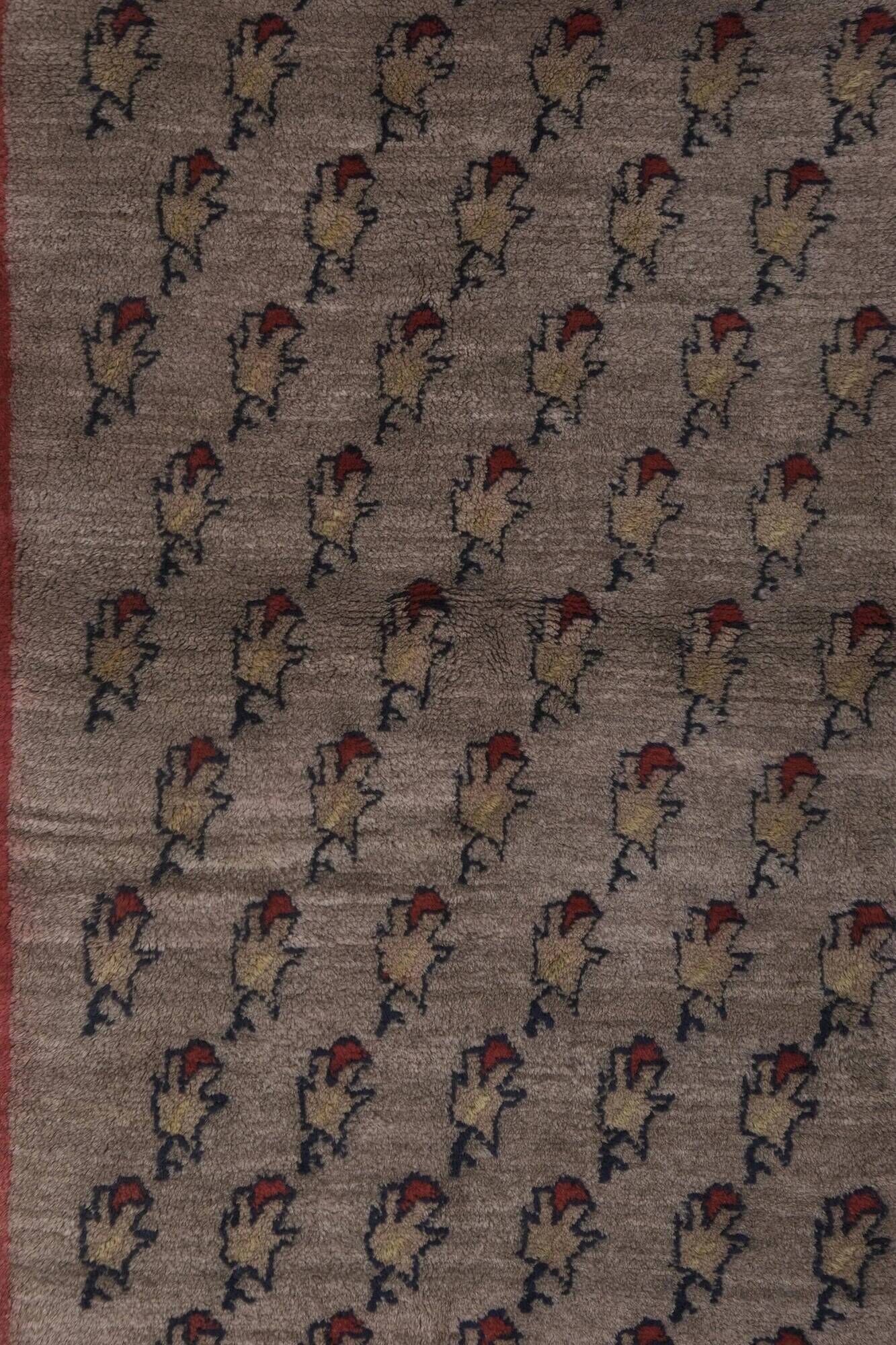 Vintage handmade Turkish rug 110x210 cm