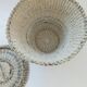 Grand panier à linge vintage des années 1990 avec couvercle, fabriqué à la main en papier journal tressé, rangement au design éco unique, décoration rustique, idée cadeau