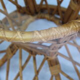 Table of bamboo and glass 1960