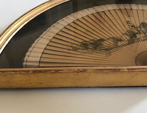 Éventail XIXème encadré