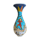 Rare vintage vase Altin Gini in Turkish Kütahya glazed earthenware, handmade and signed.