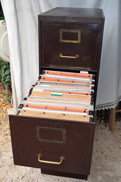 4 drawers of the 50s/60s metal furniture