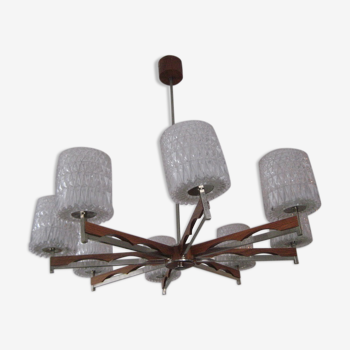 Lustre 8 lumieres Scandinavian style design