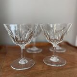 4 verres en cristal de Baccarat