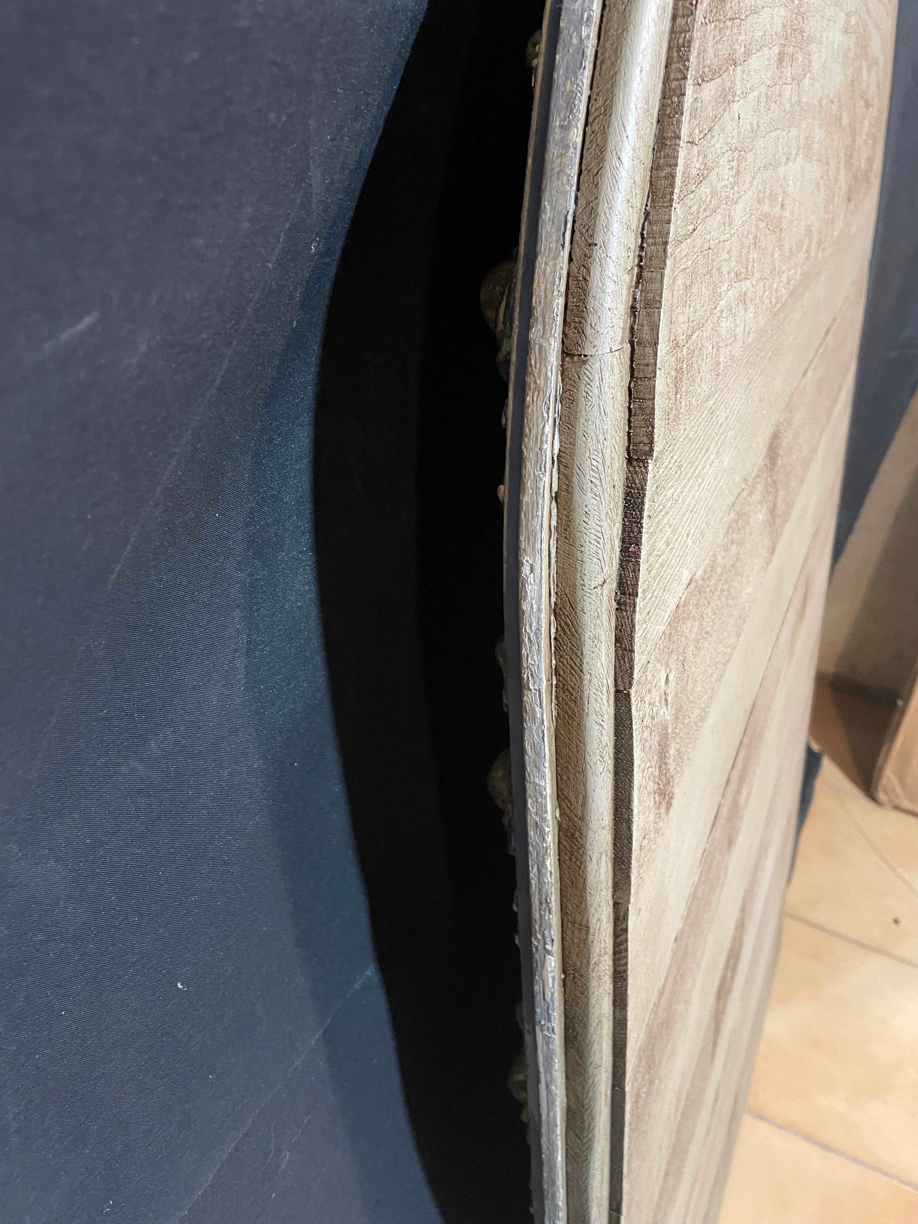 19th century woodwork mirror 82x140cm