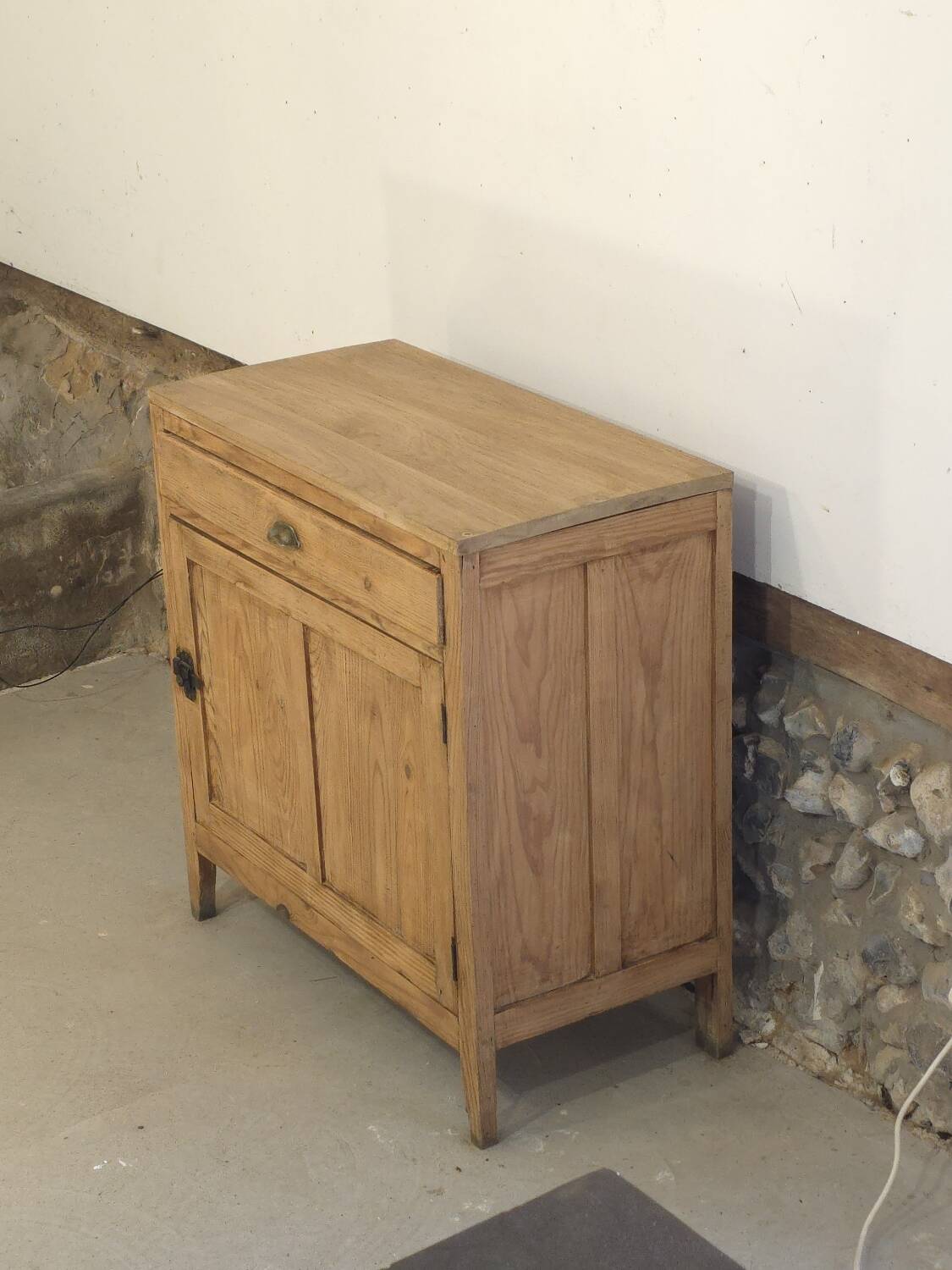 Jam cabinet, Parisian buffet in raw wood
