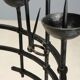 Lustre en fer forgé par Alberto Gerardi