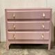 Commode restaurée Vintage 1960 rose