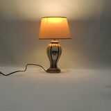 1930s ceramic lamp and bronze/vintage frame