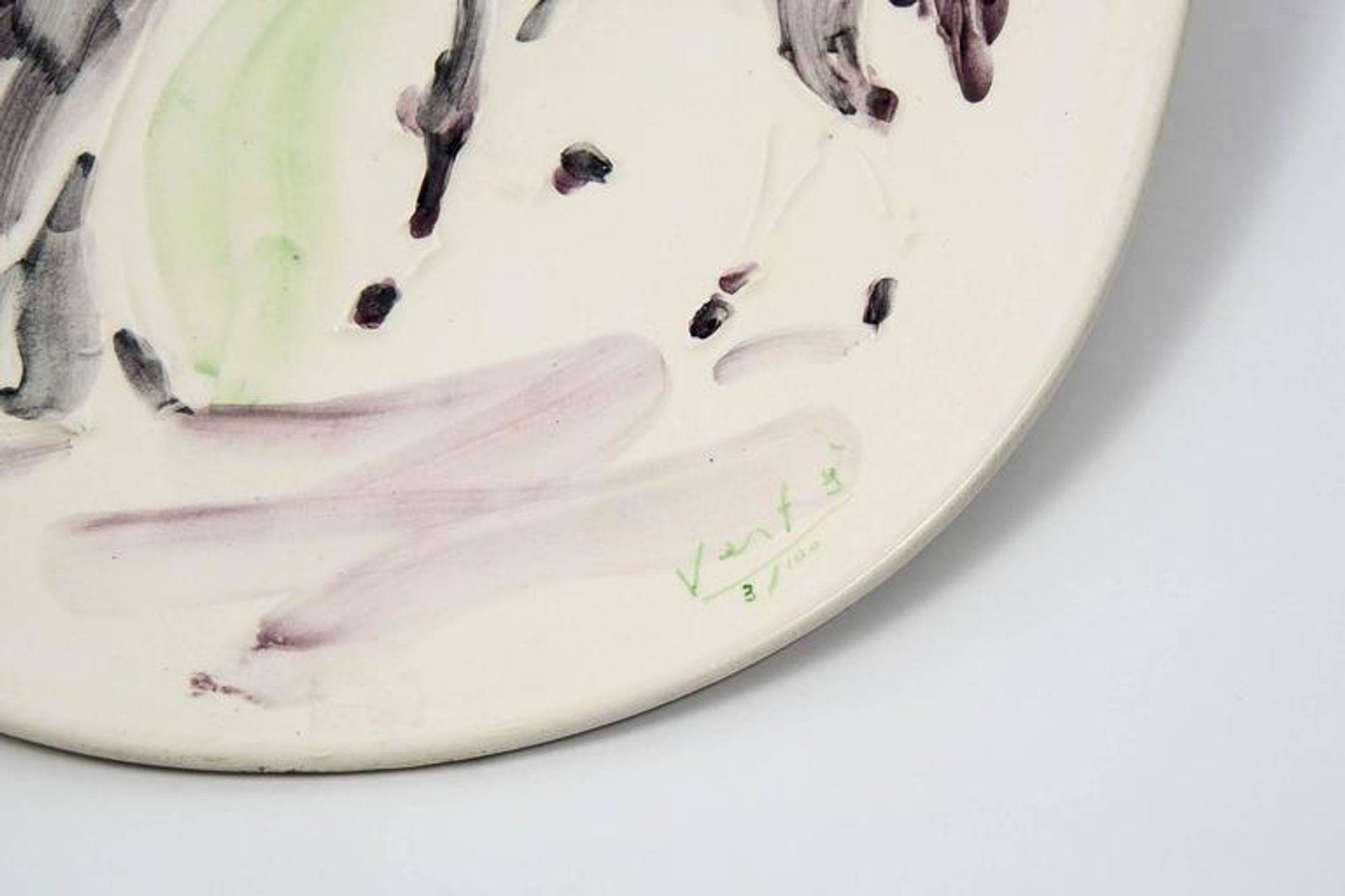Vallauris oval ceramic dish