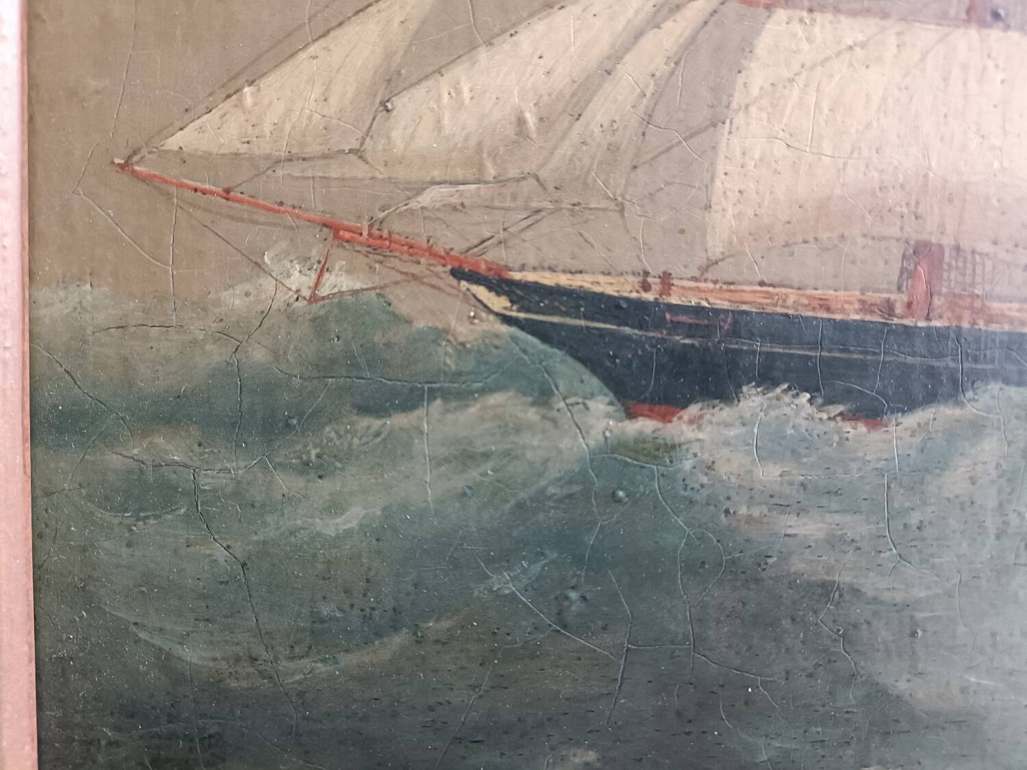 Marine, oil on canvas