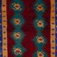 1970 Vintage Handmade Turkish Small Tulu Rug , 3'7'' x 4'4''