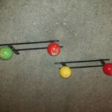 2 vintage coat rack 60