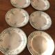 Antique opaque porcelain plates from gien "venice"