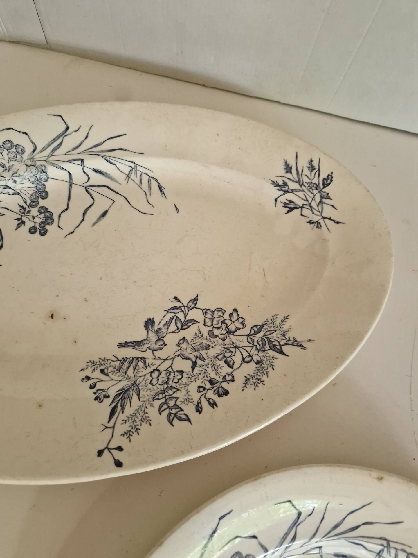 Lot De 3 Plat Terre De Fer