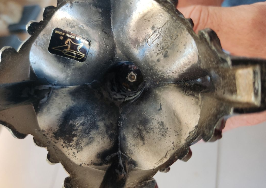 Small oil lamp hong kong vintage