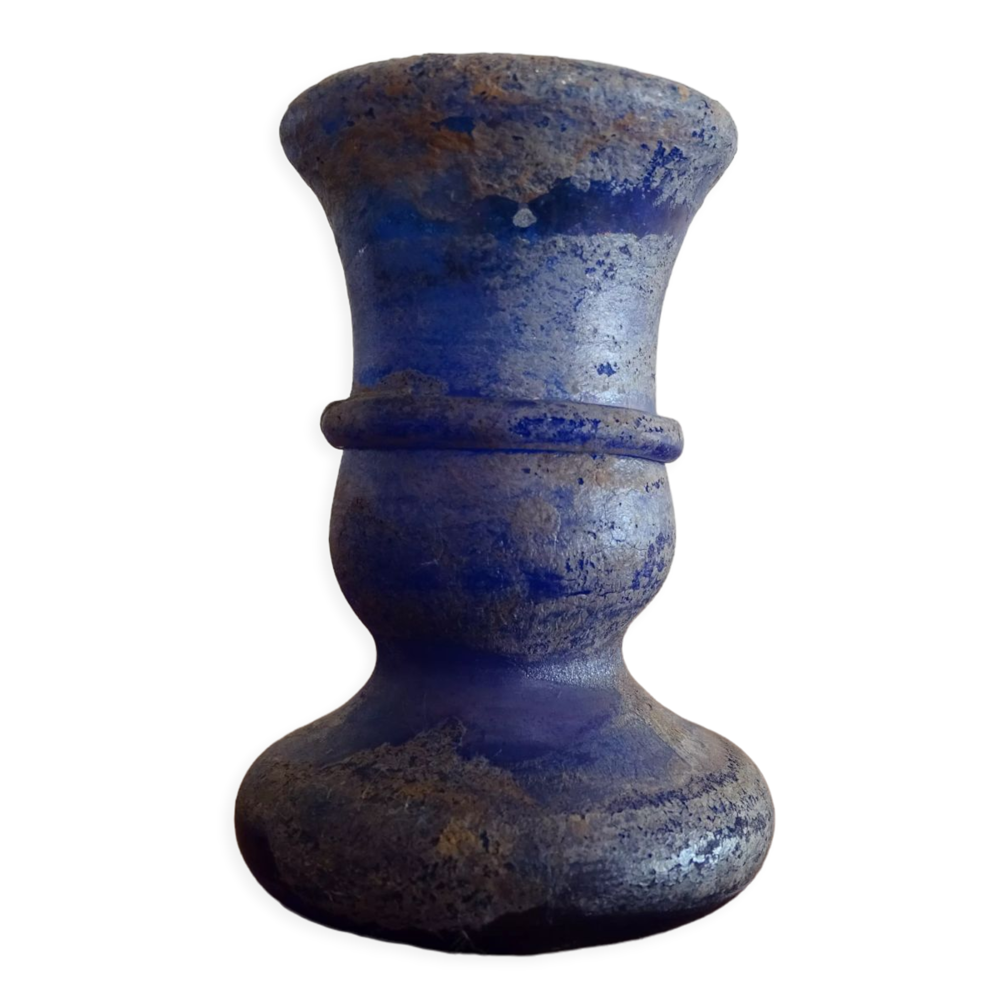 Miniature vase Scavo Seguso Vetri d'Arte iridescent glass Murano 1950