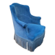 Faiteuil crapaud  bleu