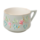 tea cup digoin decoration flowers and butterflies golden border