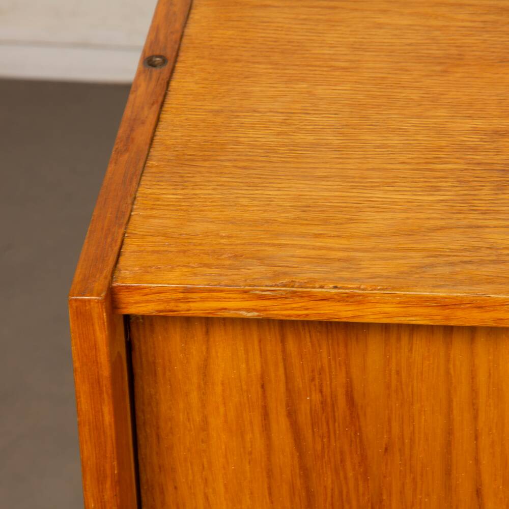 Oak chest of drawers, model U-452, by Jiroutek for Interier Praha, 1960