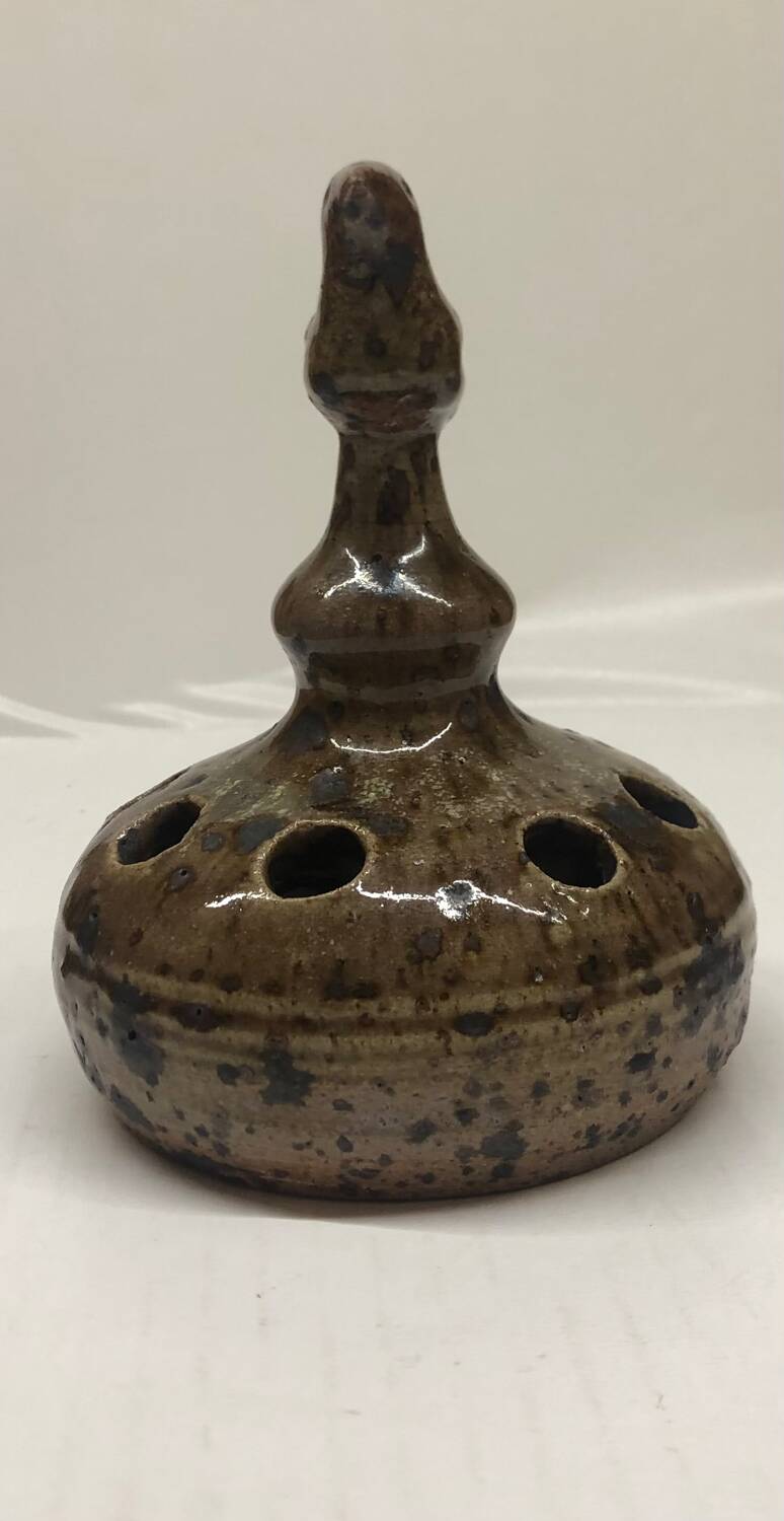 Vase en grès pyrite zoomorphe
