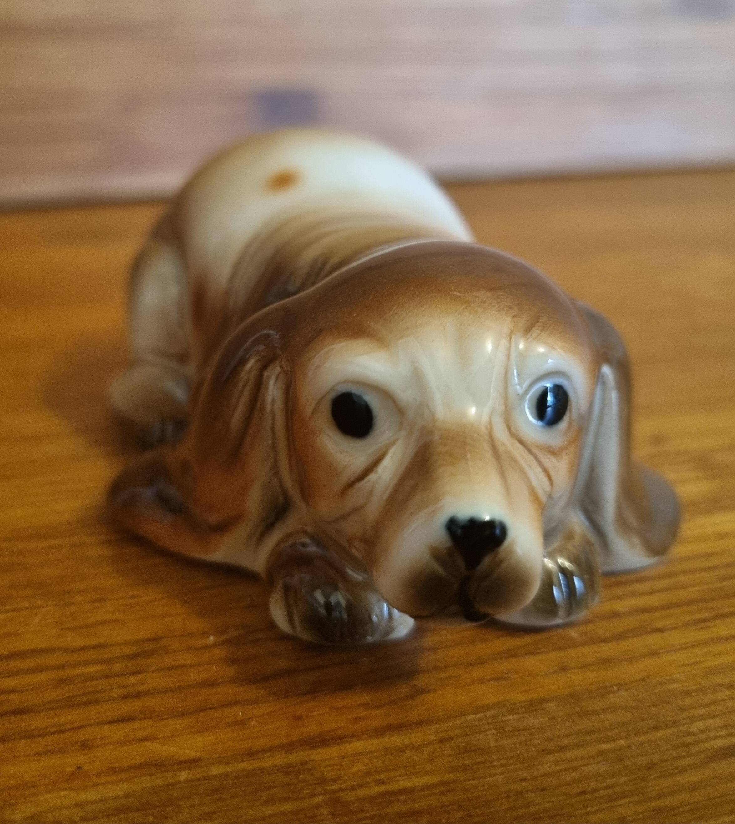 Figurine chien Cocker en céramique