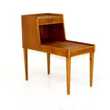 Walnut bedside table, Sweden, 1950