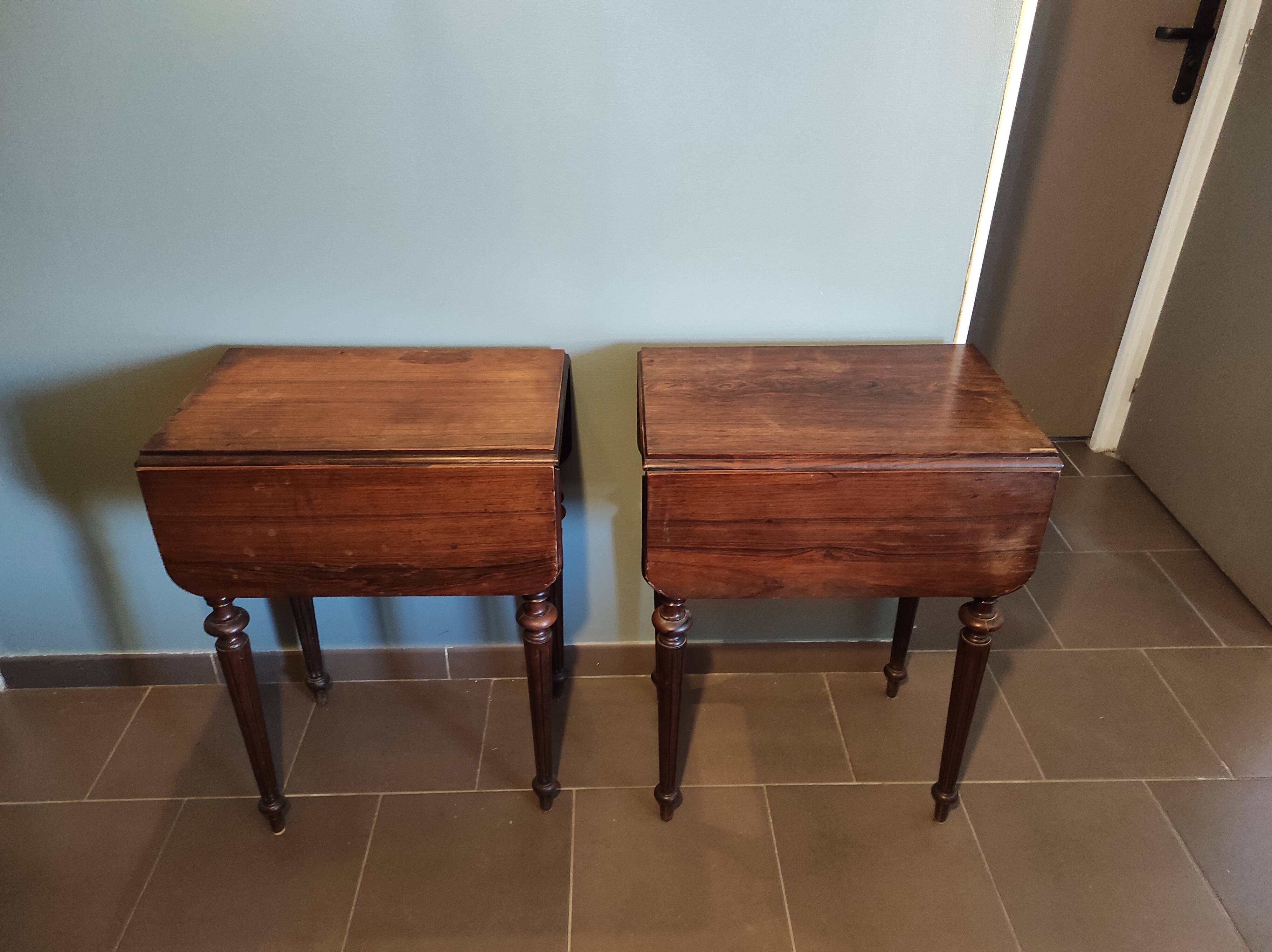 Two bedsides Louis Philippe style