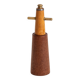 Pepper mill in the shape of a lighthouse or stylized Viking, Denmark, 1960s