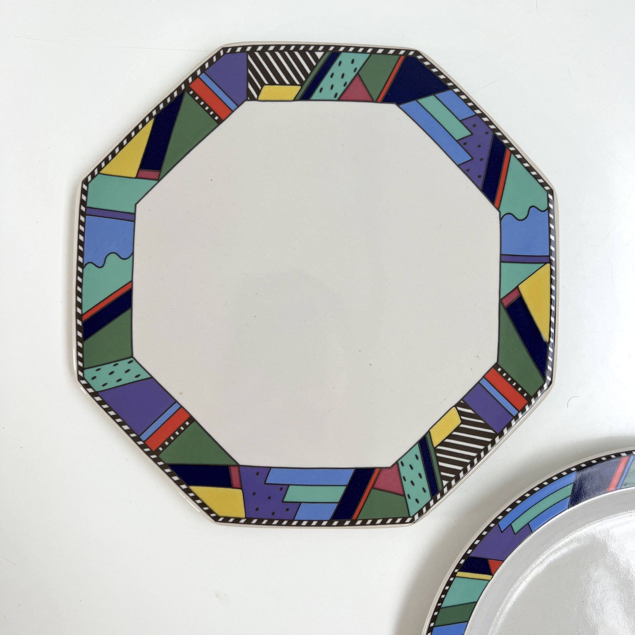 Set of 8 Scenario Metropol plates by Barbara Brenner for Rosenthal, 90