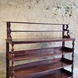 Mahogany wall shelf